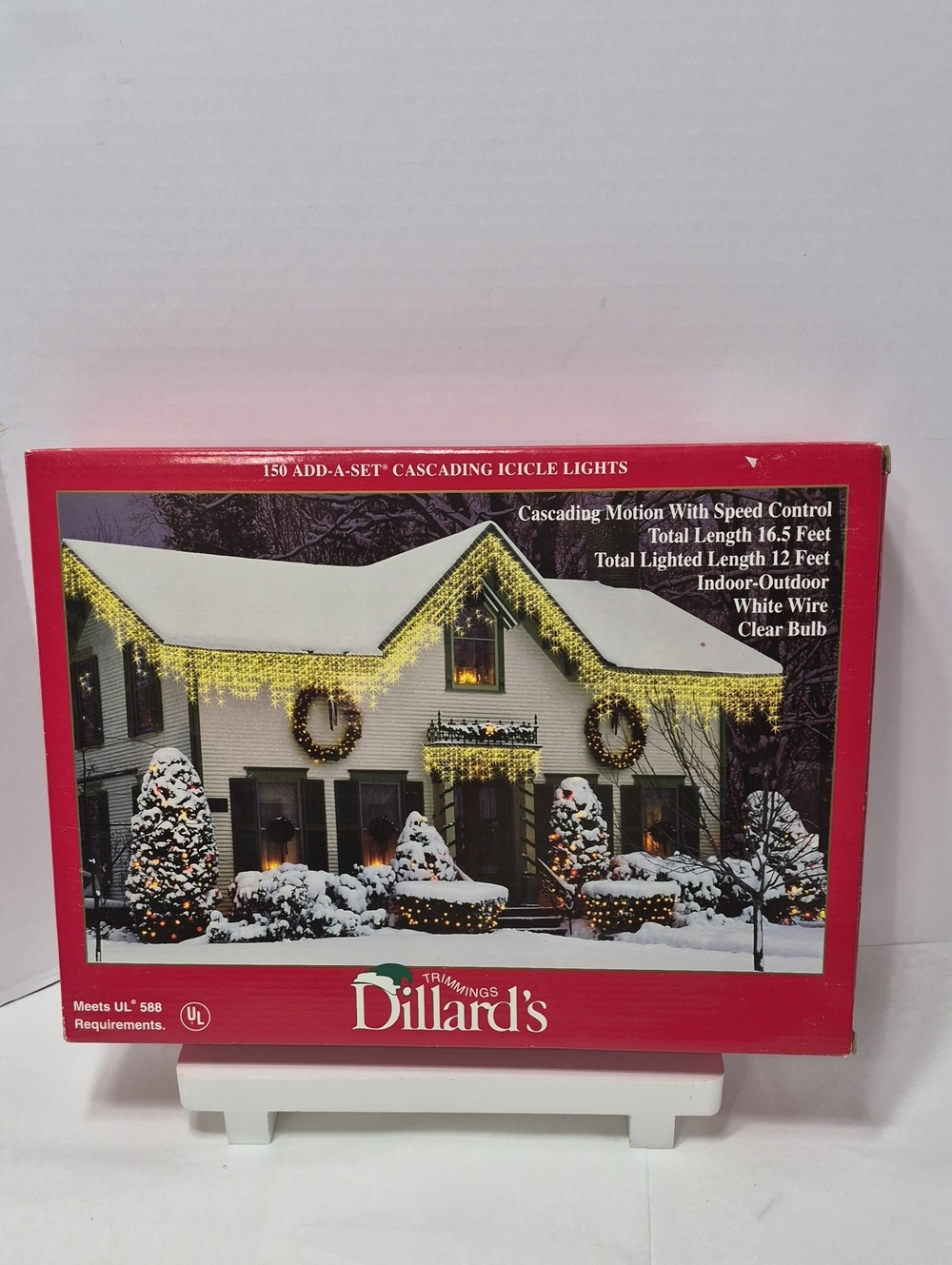 NEW  Cascading motion  Icicle Christmas Lights  150ct